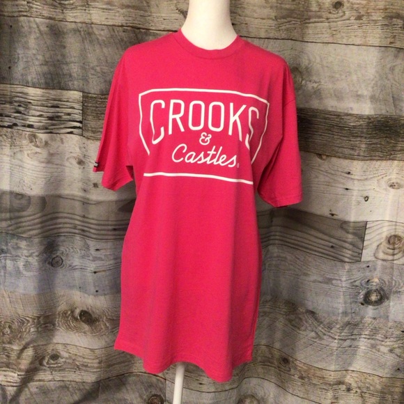 Crooks & Castles Other - Crooks & Castles Men’s Hot Pink Tee NWT